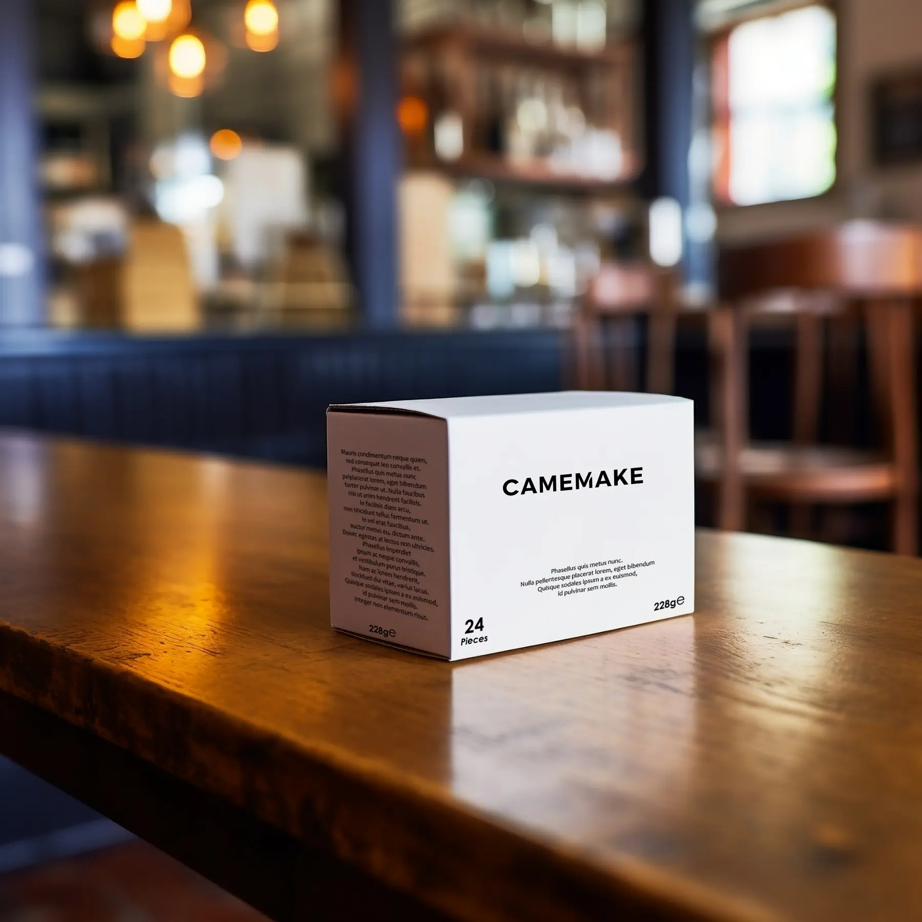 Camemake shipping box example