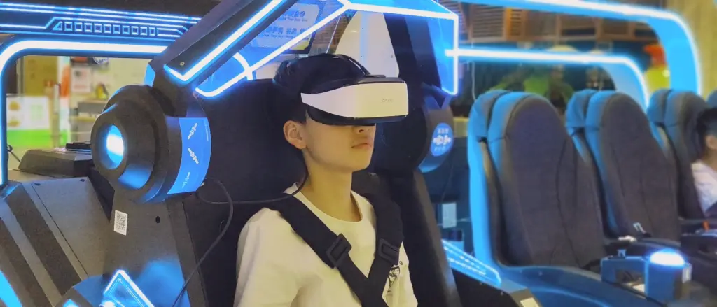 Person using a VR headset equipped with CameMake AIoT-ready camera modules for real-time tracking and immersive interaction.