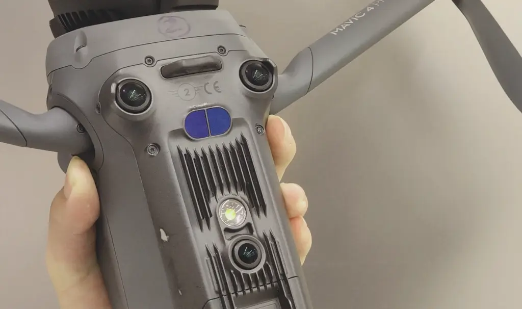 Professional drone equipped with CameMake MIPI CSI-2 camera module for high-resolution aerial mapping and inspection.