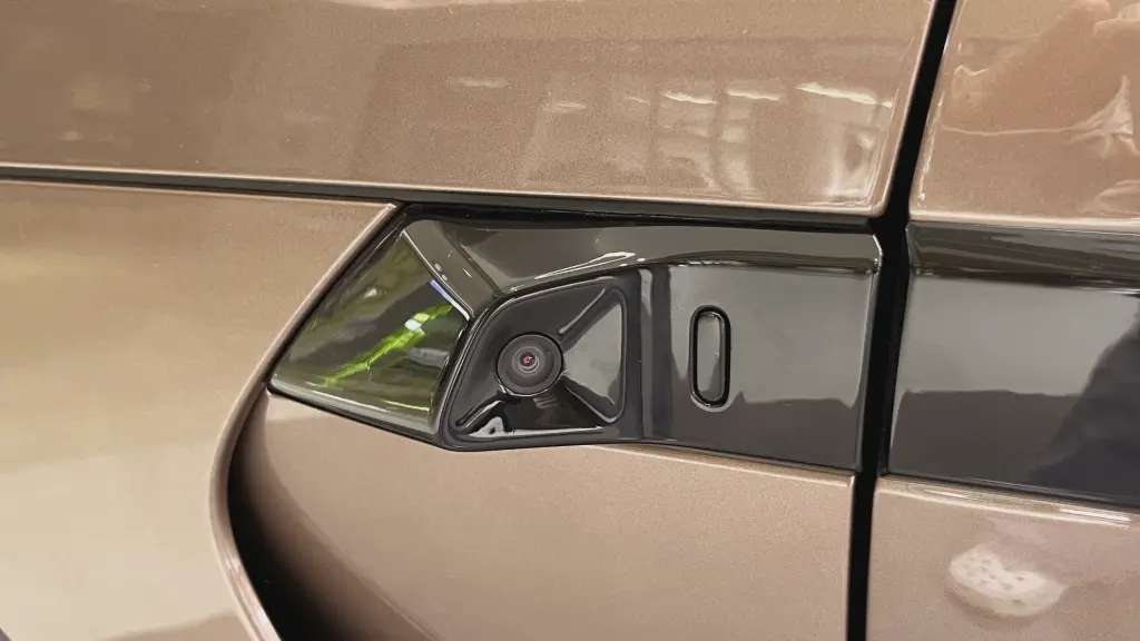 Advanced driver monitoring and ADAS side mirror camera module for passenger analytics and safety systems.